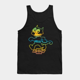 the lightning cat happy christmas Tank Top